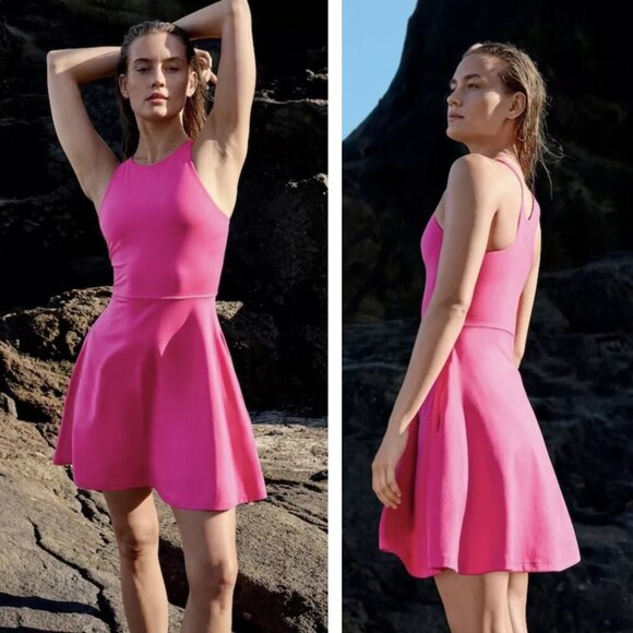 Athleta Pink Conscious Dress plus size 3X pink 29926 - Picture 1 of 16